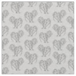 Black and White Tribal Tattoo Manatees Fabric