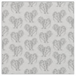 Black and White Tribal Tattoo Manatees Fabric