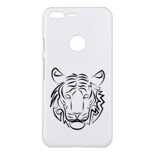 Black and White Tribal Tiger Uncommon Google Pixel XL Case