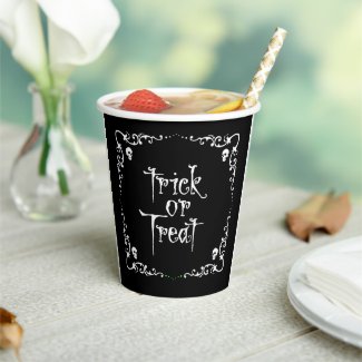 Black and White Trick or Treat 