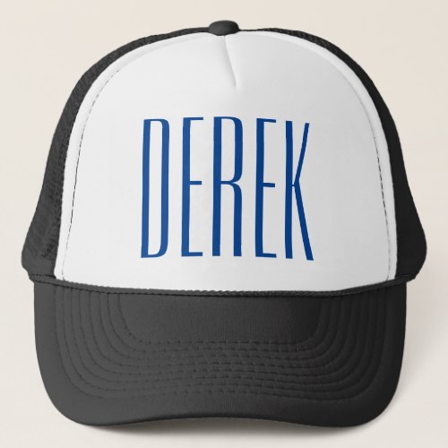 Black and white trucker hat 