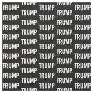 Black and White TRUMP Fabric