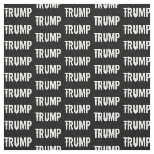 Black and White TRUMP Fabric