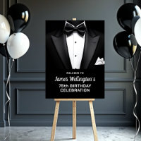 Black and White Tuxedo Birthday Event