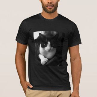 Black and White tuxedo cat T-Shirt