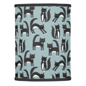 Black and White Tuxedo Cats Lamp Shade (Front)