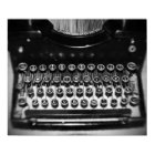 Black and White Typewriter