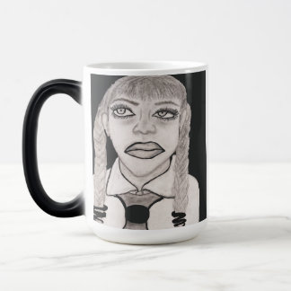 Black and White Unamused Mug