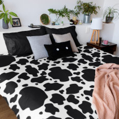 Black And White Unique Cow Pattern  Duvet Cover at Zazzle