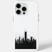 Black and White Urban Panorama