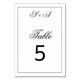 Black and White Vintage Elegance Wedding 