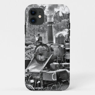 Black and White Vintage Steam Train Engine Case-Ma iPhone 11 Case