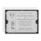 Black and White VIP Wedding Ticket Invitations