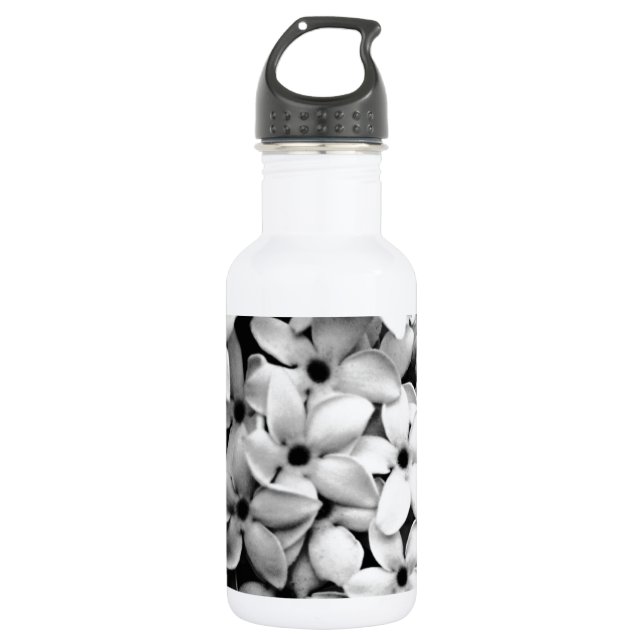 Black and white water bottle (Front)