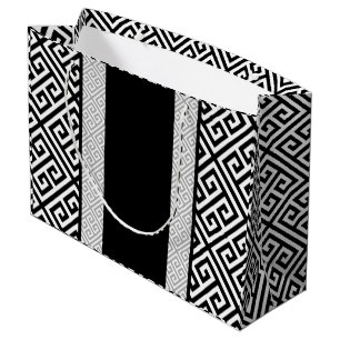 Black and white Wedding Gift Bag