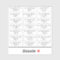 Black and White Wedding Guest Address Label