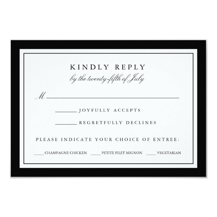 black and white wedding cards