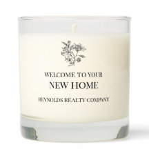 Black and White Welcome to Your New Home Realtor