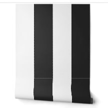 Black and White Wide Cabana Stripe