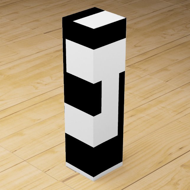 Black and White Wine Box (Front)