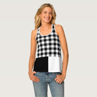 Black And White Women's Tank Top