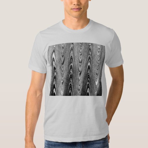 Black and White Wood Grain T-Shirt | Zazzle