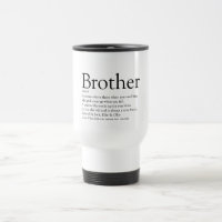 Black and White World's Best Brother Definition