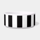 Black and White XL Stripes Pattern Bowl<br><div class="desc">Black and White Extra Large Stripe Pattern  
 You can customize this with your own text and images to make your own unique one-of-a-kind design.  
 Need this pattern in other colors? Just drop us an email and let us know!  
 2013 ©FantabulousPatterns All rights reserved</div>