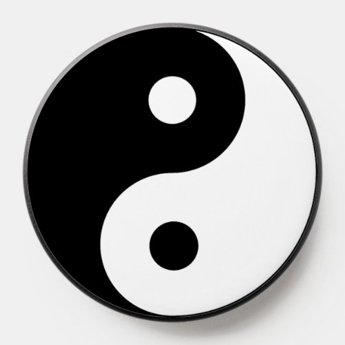 Black and White Yin Yang Symbol PopSocket