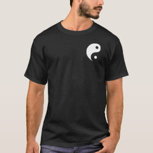 Black and White Yin Yang Taoist Symbol T-Shirt