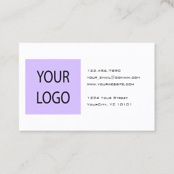 Black And White Your Logo Consultant Business Card by Frankipeti at Zazzle