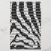 Black and White Zebra Binary Code (Front)