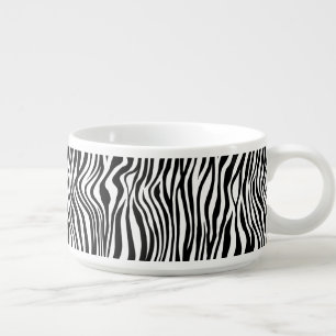 Black and White Zebra Print Bowl