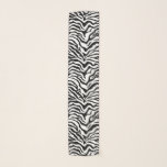Black and white zebra print scarf<br><div class="desc">This black and white zebra print works well for a variety of styles. Stylize your wardrobe with a classic animal print.</div>
