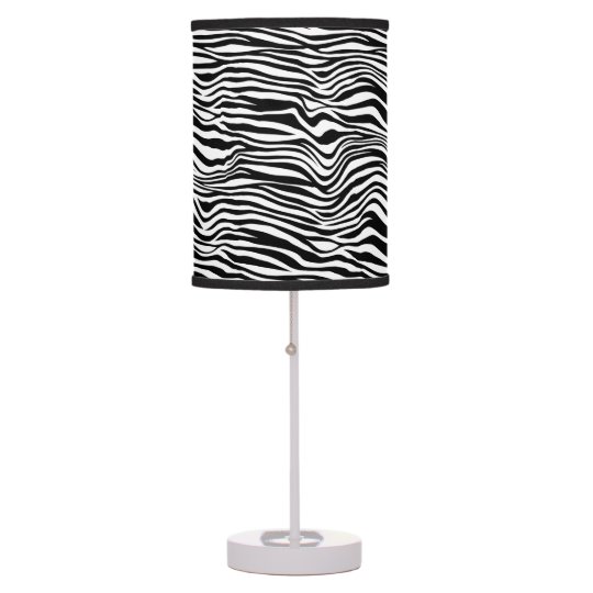 Black And White Zebra Print Table Lamp Zazzle Com Black And White Zebra Print Table Lamp, Zebra Print Floor Lamp