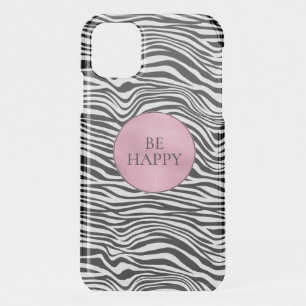 Black and White Zebra Print iPhone 11 Case