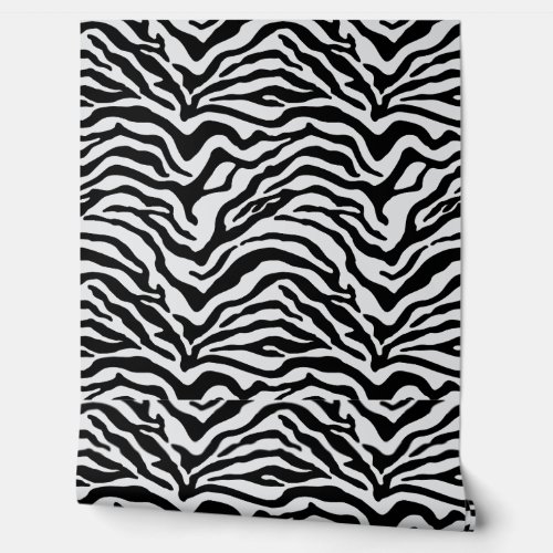 Black and white Zebra print Wallpaper