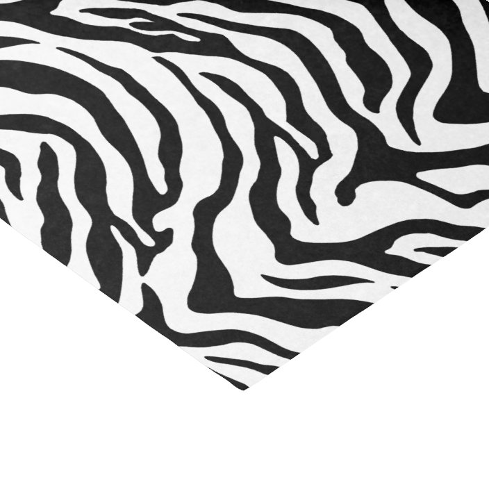 Zebra Striped Tissue Paper