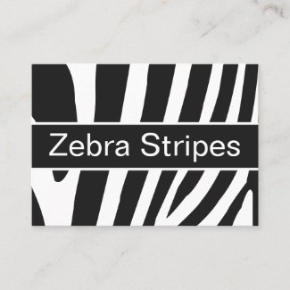 Black and White Zebra Stripes Pattern