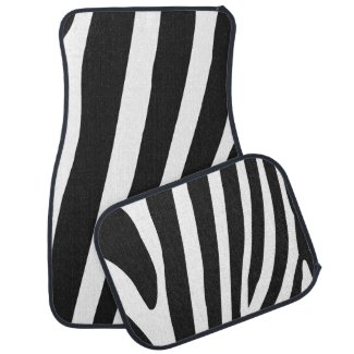 Black and White Zebra Stripes Pattern
