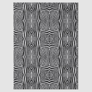 Black and white Zebra stripes Tissue Paper