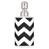Black and White Zig Zag Tootbrush Holder (Front)