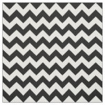 Black and White Zigzag Pattern, Chevron Pattern Fabric