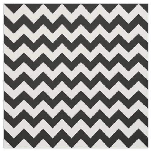 Black and White Zigzag Pattern Chevron Pattern Fabric