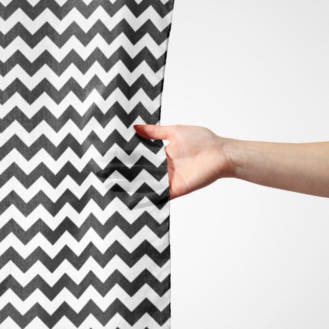 Black and White Zigzag Pattern, Chevron Pattern Scarf (Creator Uploaded)