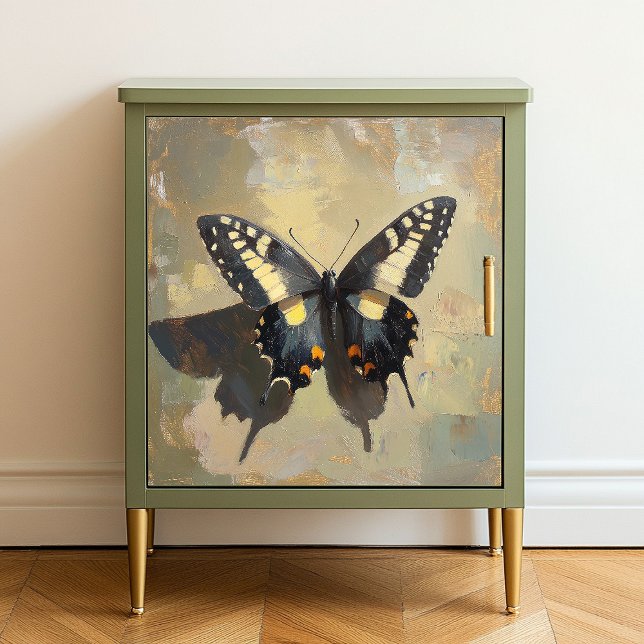 Black and Yellow Butterfly X3 Decoupage Tissue Paper (Creator Uploaded)