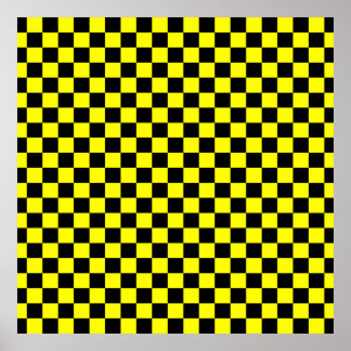 Checkerboard Pattern Posters | Zazzle