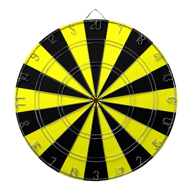 Black and Yellow Dart Board (Front)