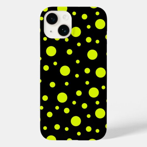 black and yellow elegance Case_Mate iPhone 14 case