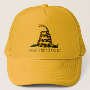 Black and Yellow Gadsden Flag, Don't Tread on Me! Trucker Hat